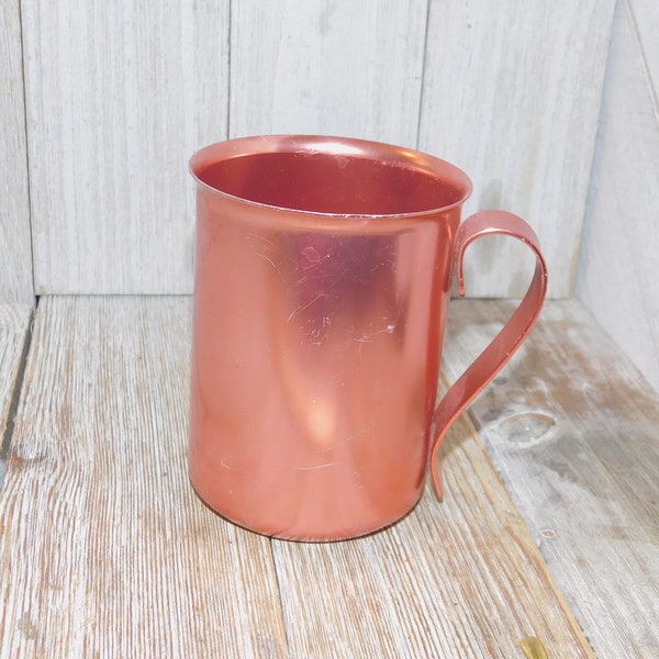 Vtg Mug Cup Copper Color Mug Small Mug, Vintage Kitchen,  Copper Color Cup , Memories Gift Prop Daysgonebytreasures *