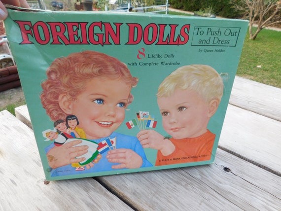 Vintage Foreign Dolls to Push Out and Dress A Platt & Munk - Etsy