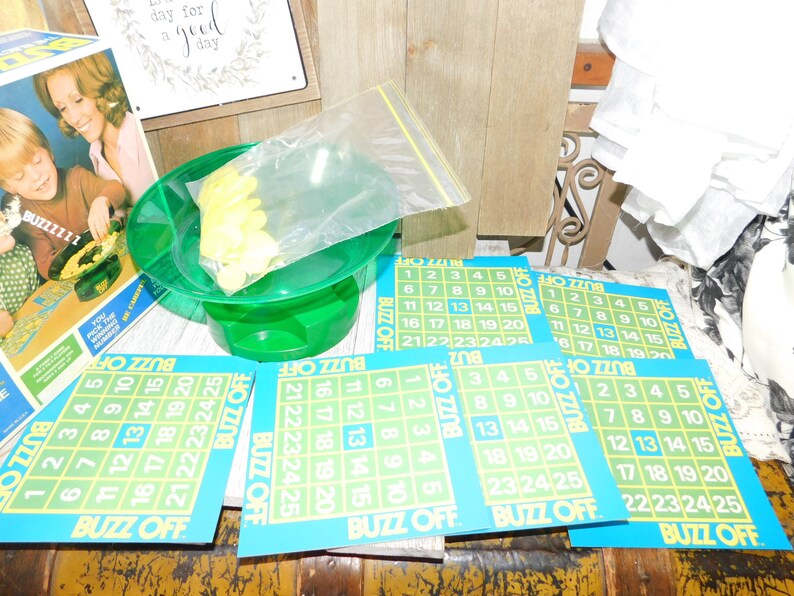 Lakeside's Buzz off Electronic Bingo Game Vintage Game Etsy