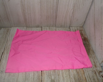 Doll Pillow Case Dark Pink Doll Mattress, Doll Bedding, Doll Accessories, Childhood Memories, Gift, Prop Daysgonebytreasures *y