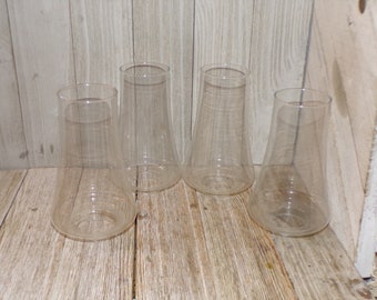 Vtg Light Lamp Shades SOLD SEPRATELY, Clear Shades, Lamp Shades, Chimney Shades, Memories, Gift Prop, Home Decor, Daysgonebytreasures *