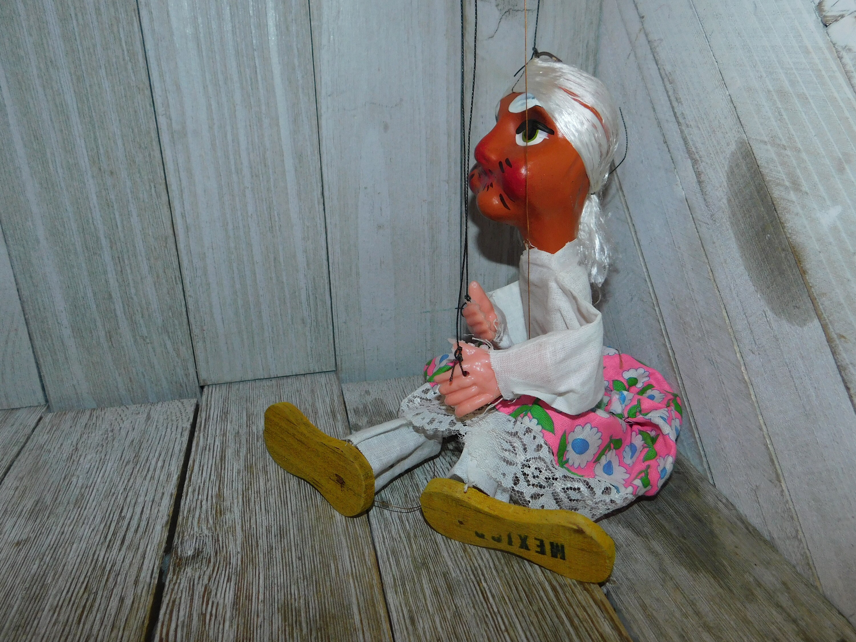 Vintage Wooden Puppet Vintage Puppet Wood Puppet Etsy