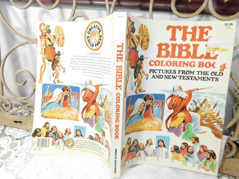 104 The Bible Coloring Book Pictures From The Old And New Testaments Picture HD
