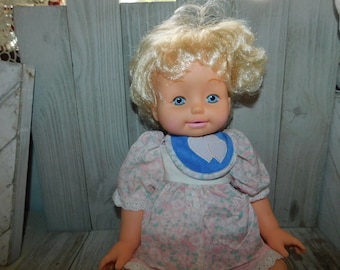 Doll by Catalina Toys 18 in 1990 WORKS Vintage Dolls, Toys, Dolls, Catalina Toys ,Vintage Toys, Toys, Memories, Daysgonebytreasures *