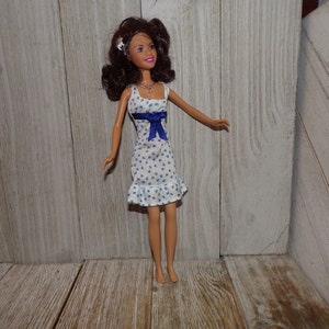 Adult Totally Hair Barbie Doll 90s Dress + Wig Women's Halloween