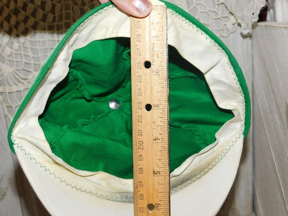Childs Green Medium Baseball Cap, Green Baseball Cap,  Baseball Cap, Vtg Baseball Cap, Vtg Cap,  Memories, Gift, Daysgonebytreasures * View 5