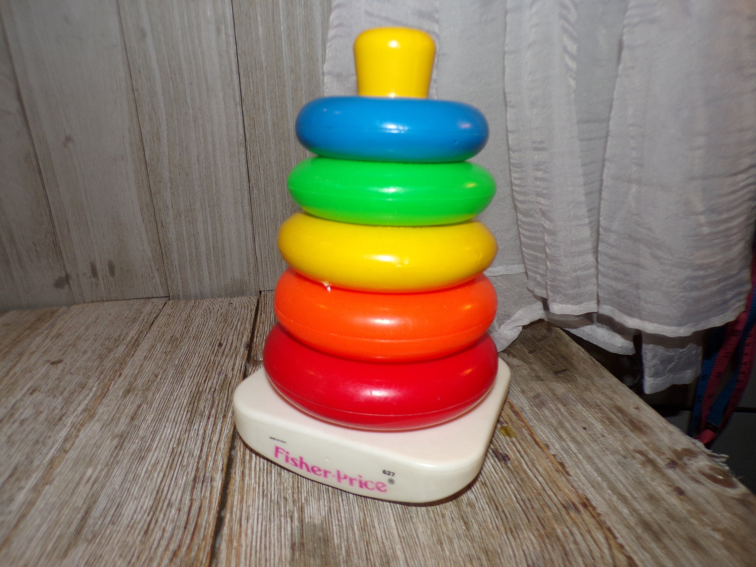 Vintage fisher price stacking cheap rings