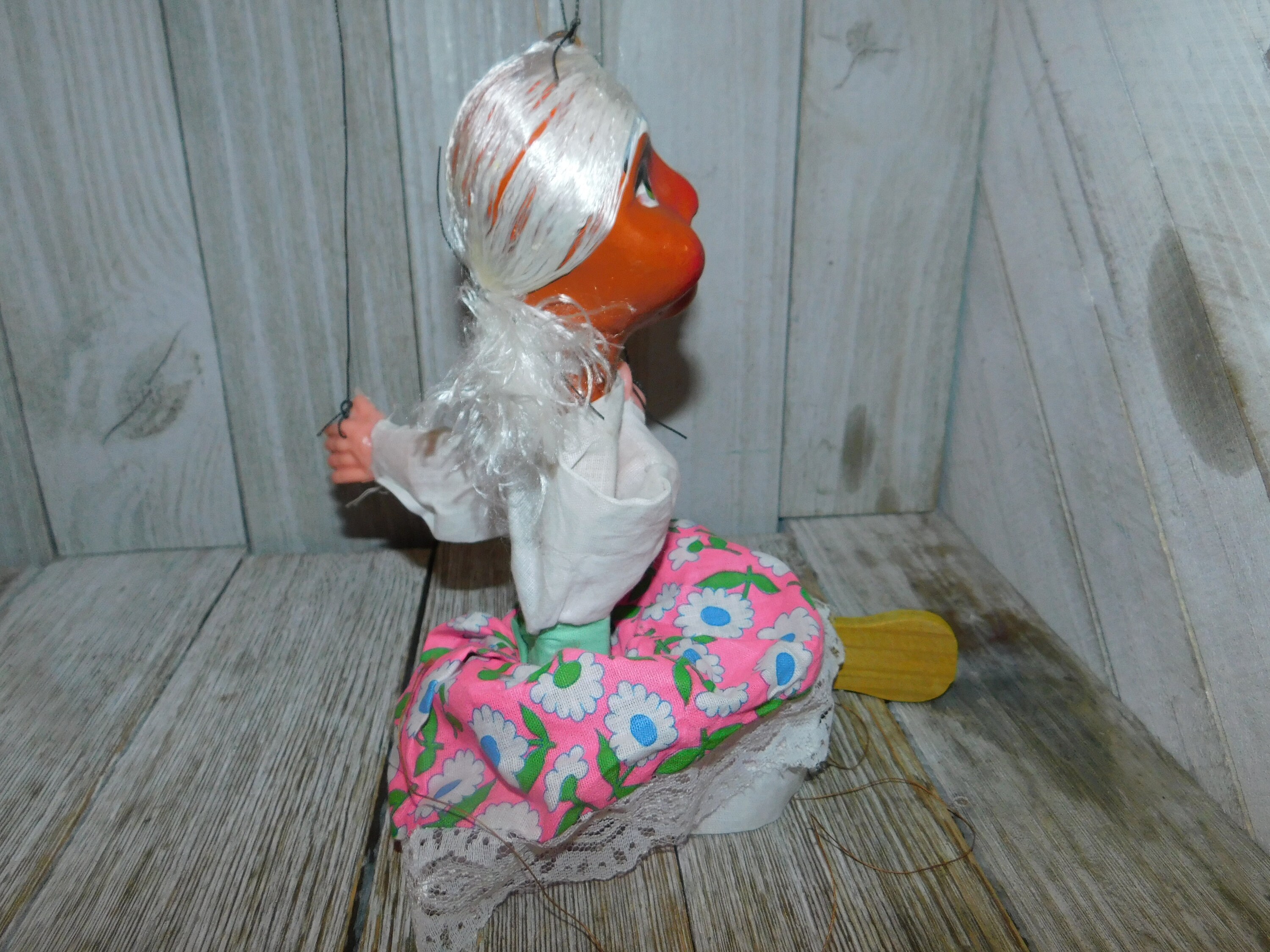 Vintage Wooden Puppet Vintage Puppet Wood Puppet Etsy