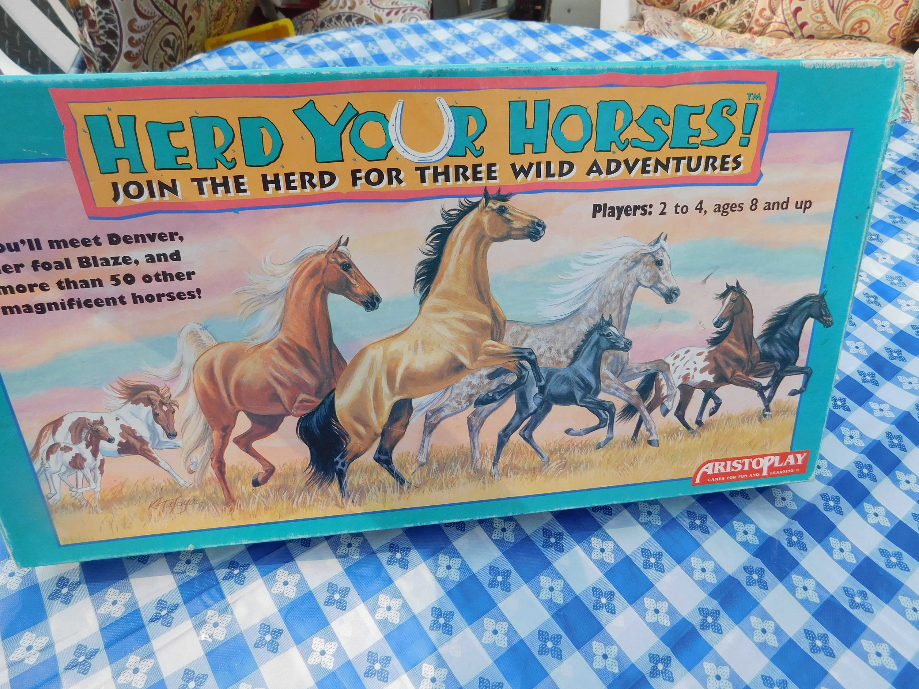 Heard Your Horses GAME PARTS Only 1993, Replacement Game Part