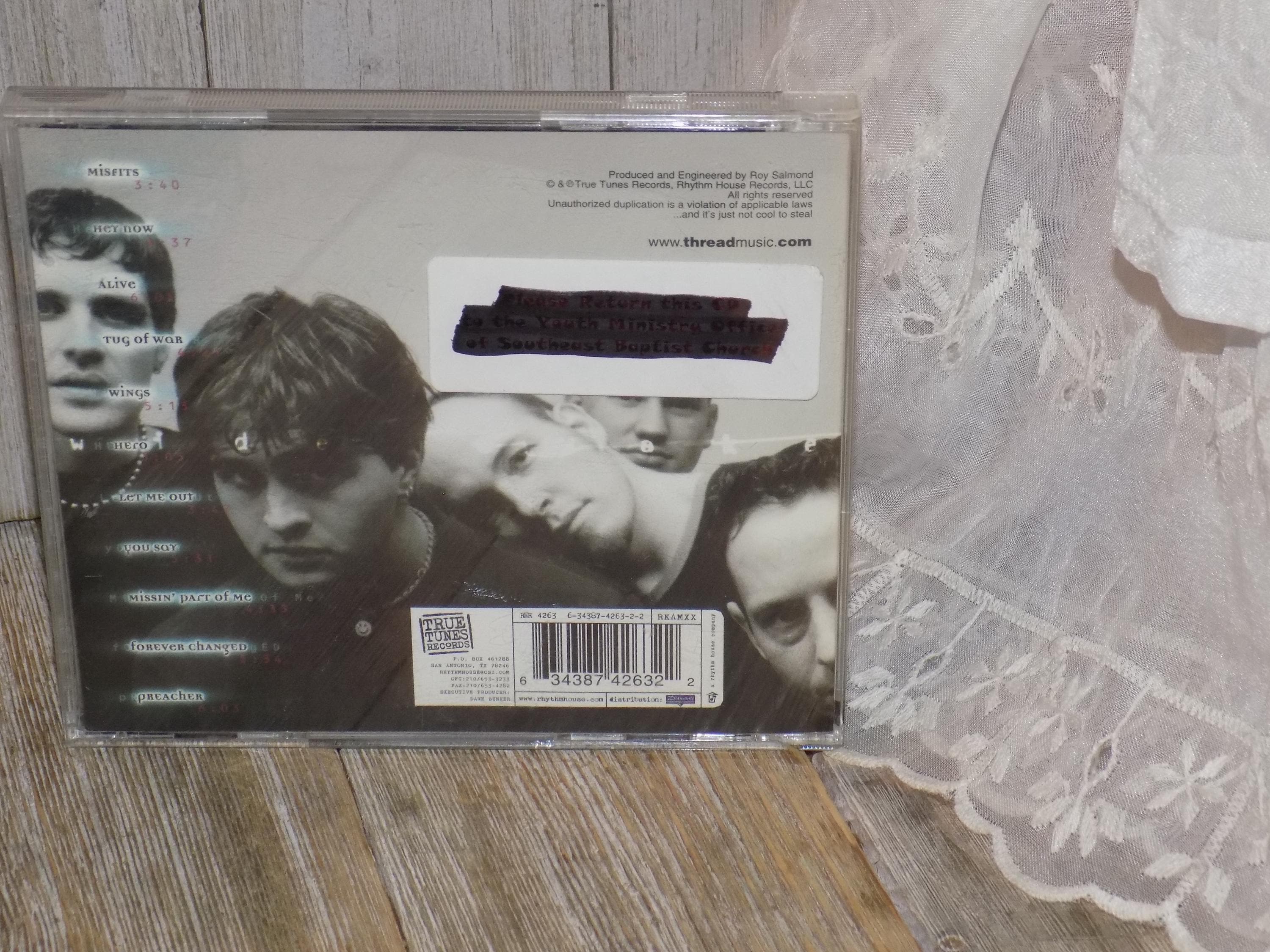 CD THREAD Wide Awake, 1999 Rhythm House Records, Memories, Gift, Prop ...