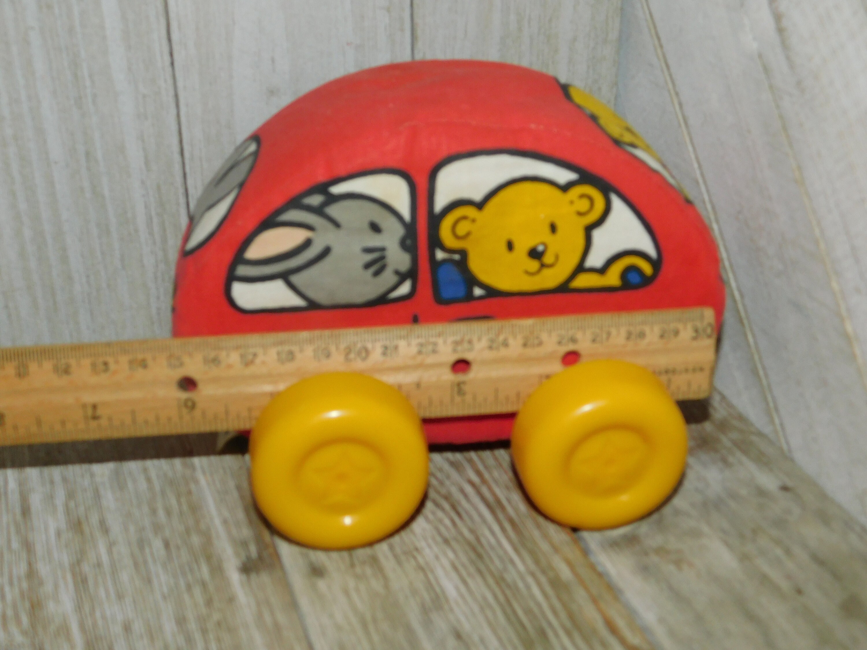 Vintage Soft Cloth Toy Car Discovery Toys Cloth Car Etsy