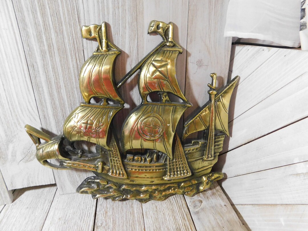Vintage Metal Ship, Metal Ship Wall Hanging, Showing Results for