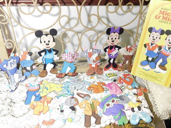 minnie mouse paper dolls
