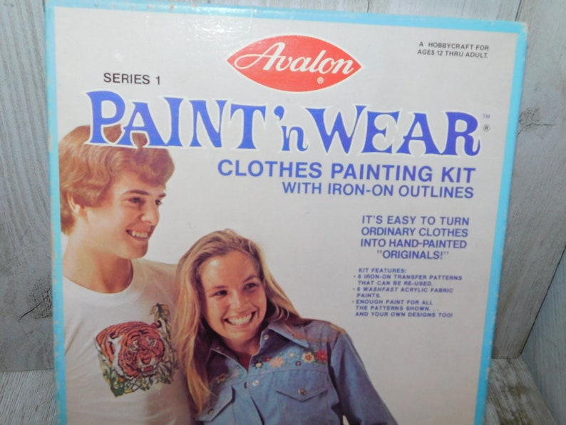 Vtg Paint and Wear Kit Never Used Serie 1 Kit Vintage Paint Etsy