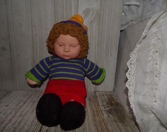 Vtg Anne Geddes Doll, Vintage Doll,  Cloth Body Doll, Doll in Sweater, Memories , Gift, Prop, Daysgonebytreasures *y