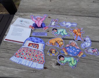 FELT SET For Felt Board Storytime, Nap time, Preschool Play, Learning, Memories, Gift, Prop, Daysgonebytreasures