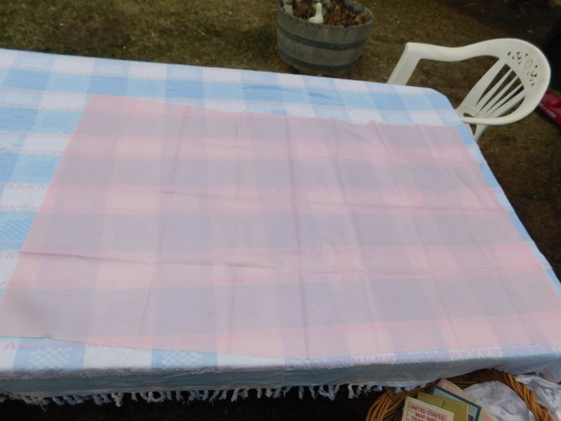 Vintage Fabric Vint Light Silky Feeling Pink Fabric Remnant pieces Sewing Fabric prop daysgonebytreasures Craft