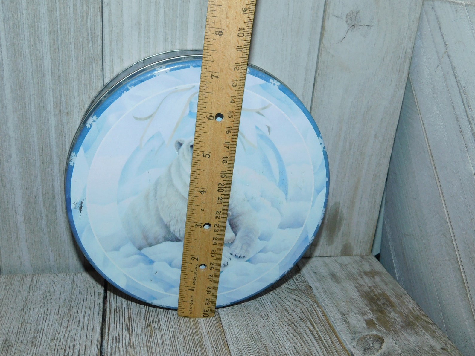 Vintage Polar Bear Tin Can Polar Bear Tin Box Bears Vintage - Etsy