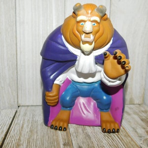 Beauty and the Beast Hand Puppet, Hand Puppet, Rubber Puppet, Disney toys, Vintage Toys, Childhood Memories, Gift, Daysgonebytreasures **y