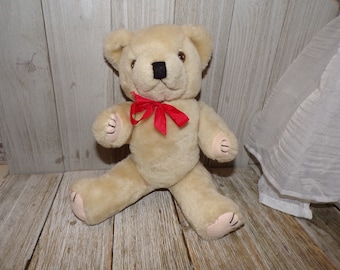 Jointed Bear, Small little Jointed Teddy bear, Vintage Teddy Bear, Childhood Memories, Prop, Daysgonebytreasures *y