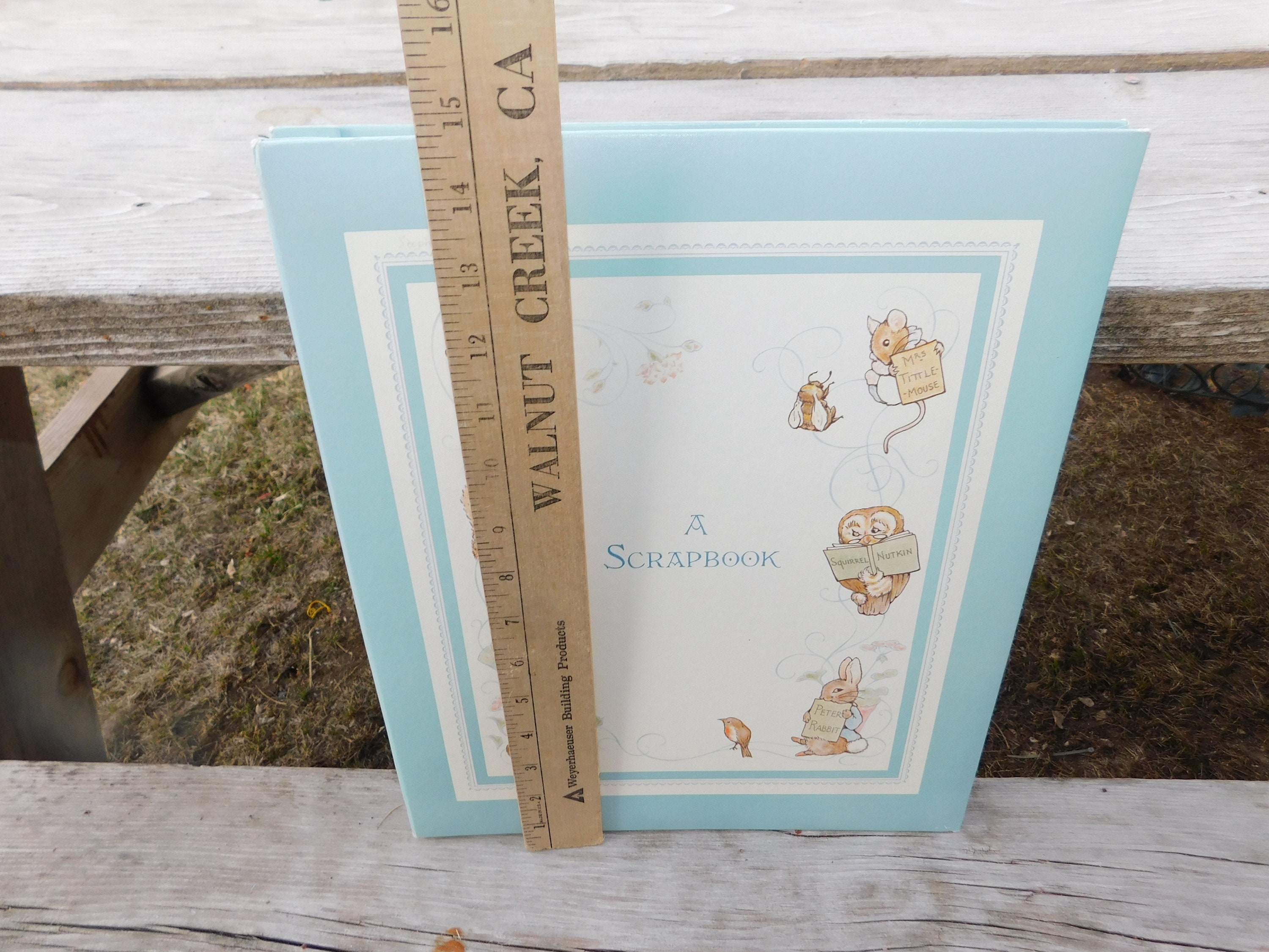 Vintage Peter Rabbit Scrap Book Album Peter Rabbit Baby Etsy