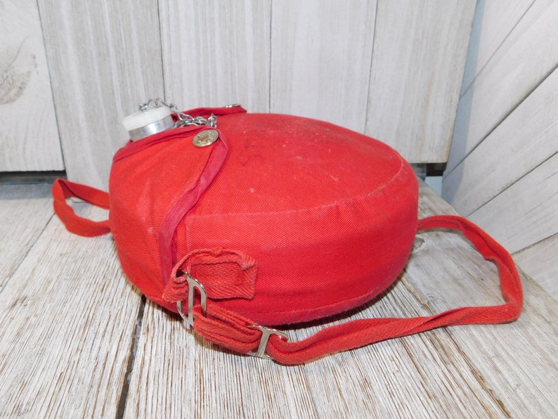 Vintage Boy Scouts Metal Canteen With Fabric Cover Vintage Etsy