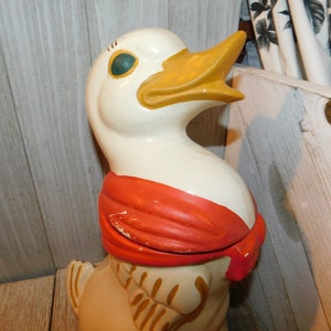 Vintage Duck Cookie Jar, Vintage Kitchen Decor, Country Kitchen Decor