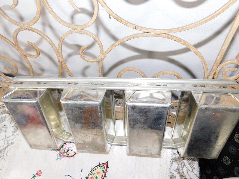 Attached Mini Bread Loaf Pans, Mini Bread Loaf Pan, Bread Loaf Pan, Vintage Kitchen,: s*