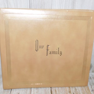 Our Family Photo Album # 1, Family Album, Scrap Booking, Family History, Vtg Photo Album, Grannycore, Memories, Gift, Daysgonebytreasures *y