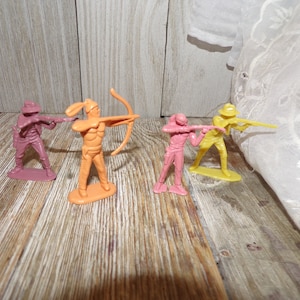 Vtg Cowboys an Indians, Plastic Toys, Vtg Plastic Toys, Play Sets, Boy Toys, Childhood Memories, Gift, Prop, Daysgonebytreasures *