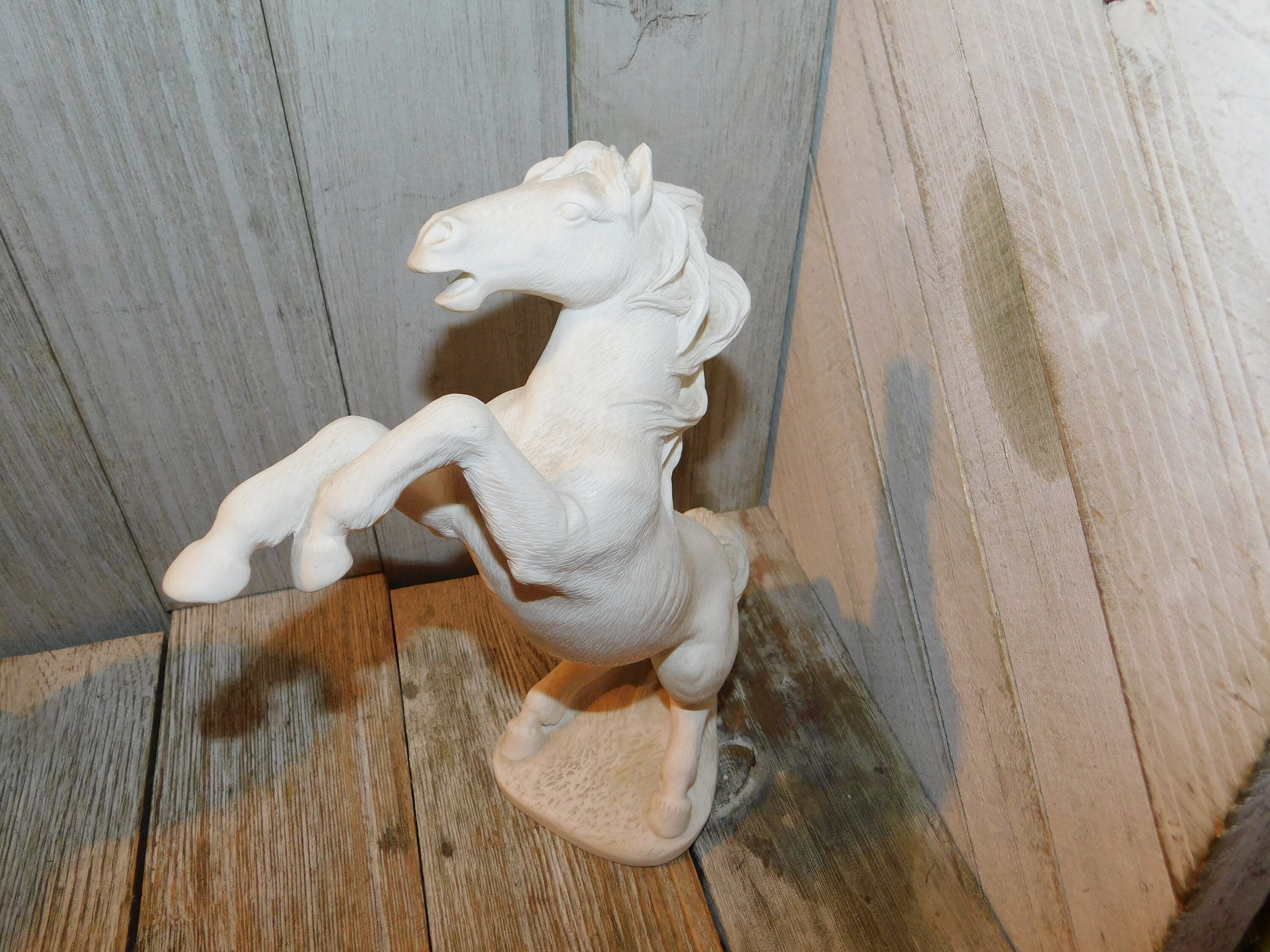 Rearing Horse Sculpture, Made In Italy 700/423, Vintage Horse, Vintage Home Decor, Western Decor, Memories, Daysgonebytreasures *y