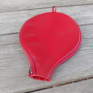 TENNIS RACKET COVER, Red, Summer Sports,  Daysgonebytreasures *y