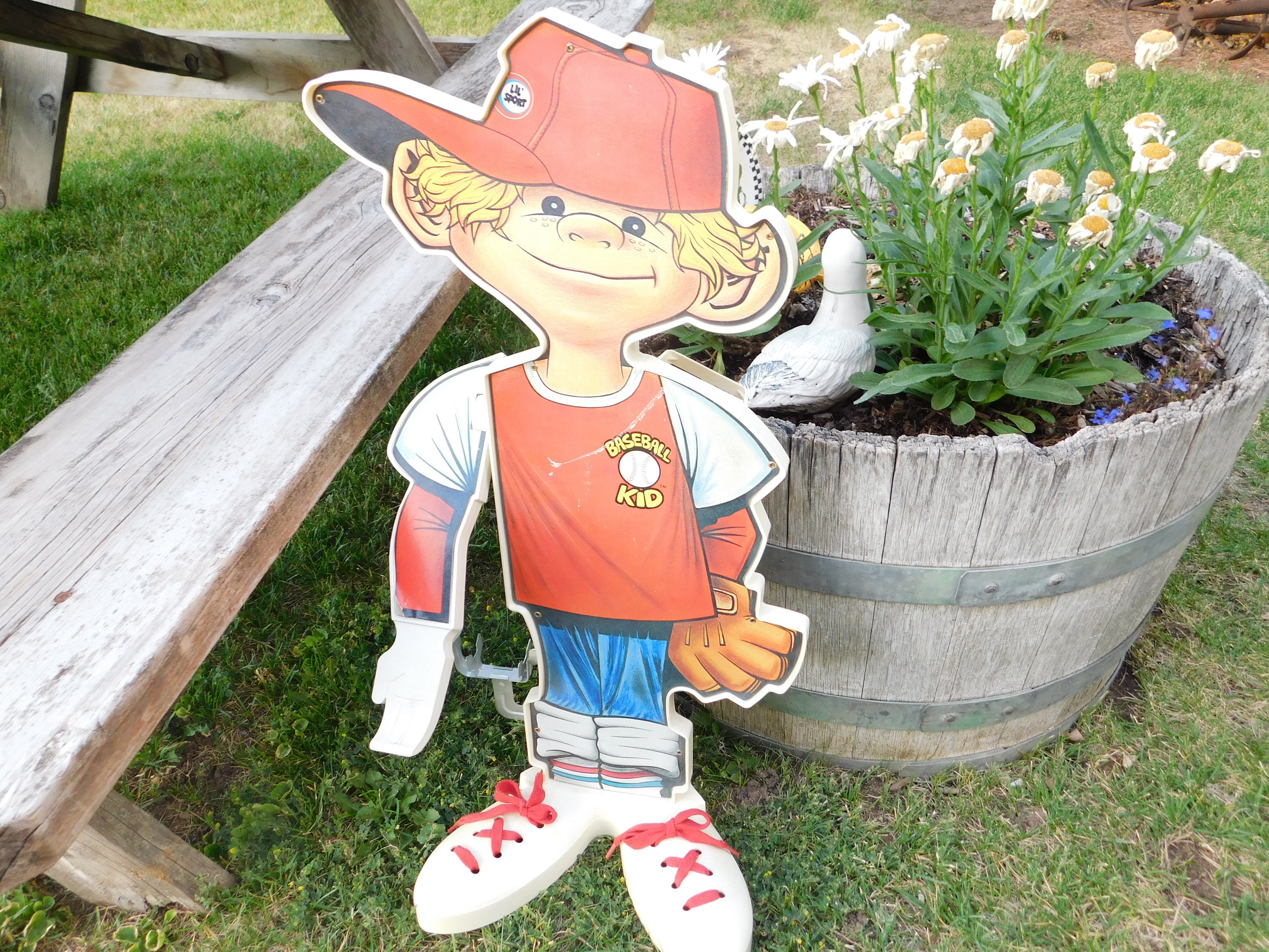 Vintage Lil Sport Baseball Kid Ohio Art 81, for Repair or Display