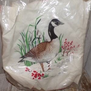 Vintage Duck, Stylish Fabric Decorator Hoop Kit Of Duck, Quilting, Vintage Craft, Duck, Geese, Vintage Home Decor, Daysgonebytreasures