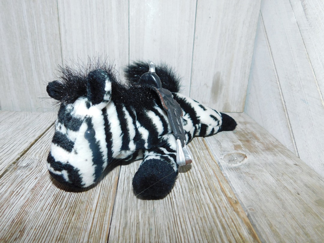 Zebra W Saddle, Little Toy Zebra, Stuffed Animals, Vint Stuffed Animals ...
