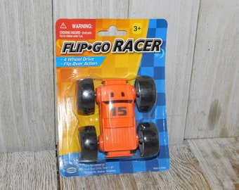 Vtg Toy Soma Flip and go Racer toy Car, Soma Toy Car, Soma Toy Truck, Unopen Package, Gift, Childhood Memories, Daysgonebytreasures **