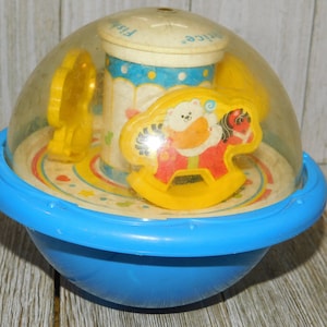 Crib and Playpen Chime Ball by Fisher price, Floats in Bath,  Baby Toddler Toy, Vintage Toy, Childhood Memories, Daysgonebytreasures*y