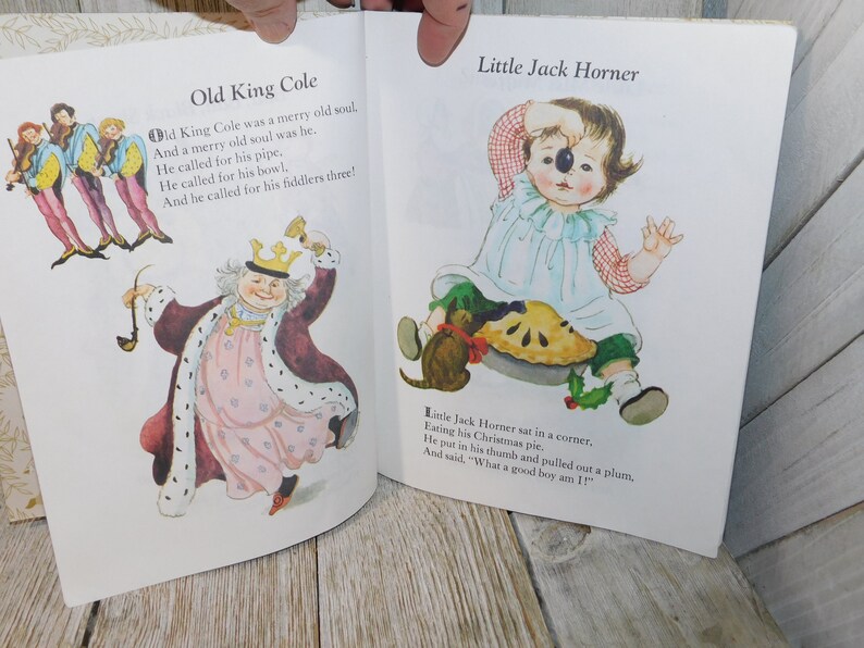 Vintage Mother Goose Book by Eloise Wilkins 2 Little Golden Etsy