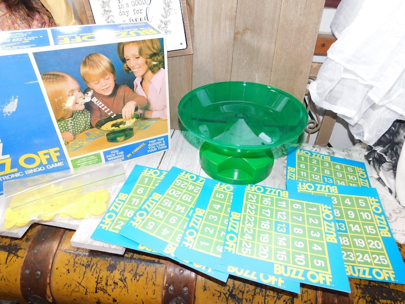 Lakeside's Buzz off Electronic Bingo Game Vintage Game Etsy