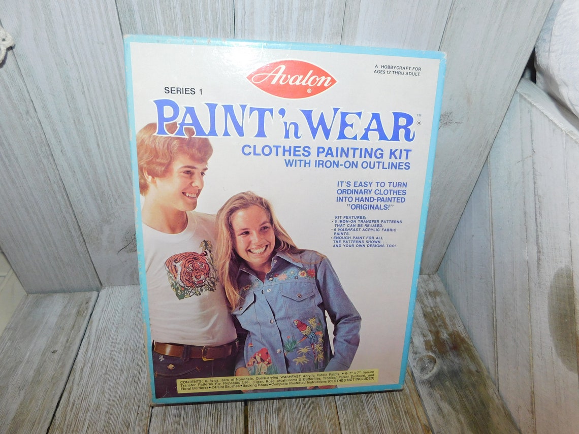 Vtg Paint and Wear Kit Never Used Serie 1 Kit Vintage Paint Etsy