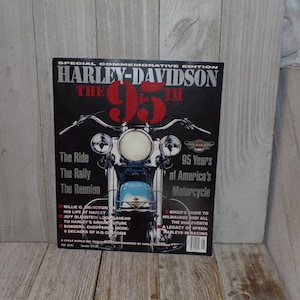 Harley Davidson Magazine 1995, 95 Years of American Motorcycle Special Edition A Cycle World Memories Daysgonebytreasures *y