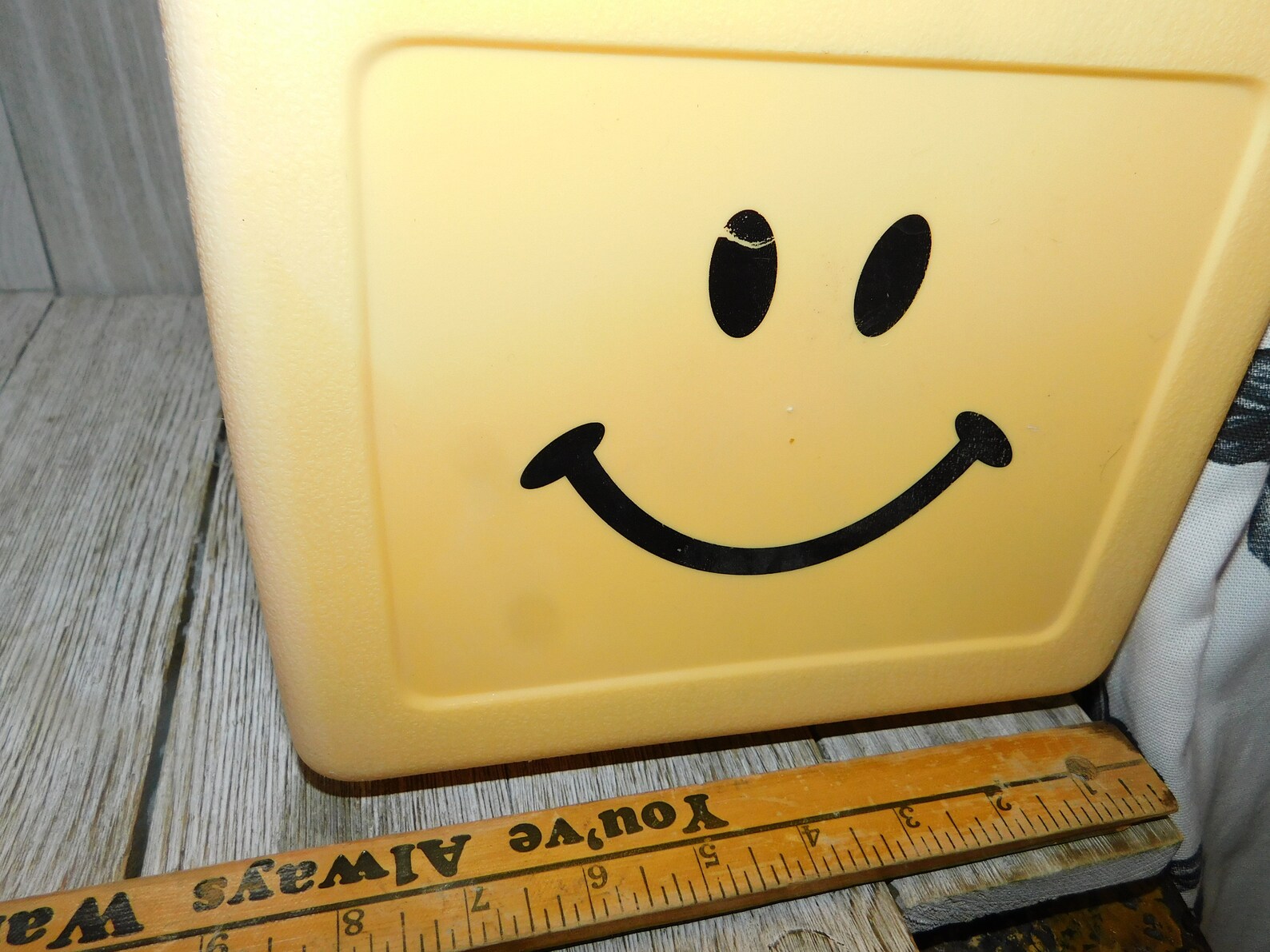 Happy Face Smiley Face Lunch Box Hard to Find Vintage Etsy