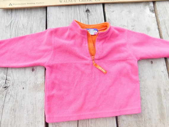 Vtg Girl Old Navy Sweater Fuchsia Pink Old Navy S… - image 1