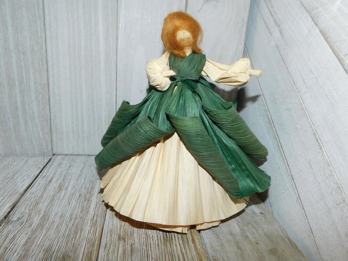 Vintage Nan's Sweet Country Corn Husk Doll 1985 Country Etsy