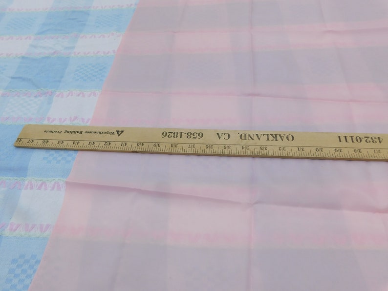 Vintage Fabric Vint Light Silky Feeling Pink Fabric Remnant pieces Sewing Fabric prop daysgonebytreasures Craft