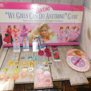 Barbie We Girls Can Do Anything Board Game 1991 PARTS ONLY,