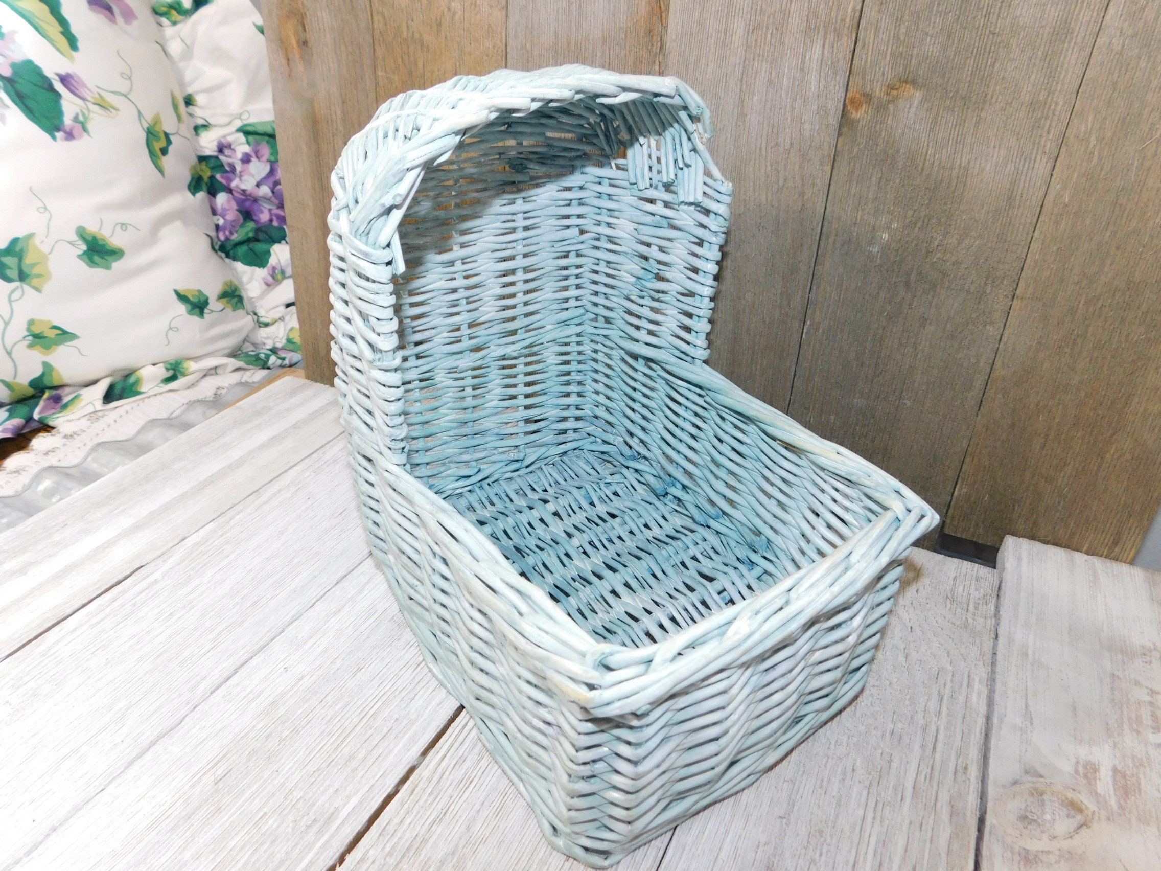 Doll Baby Bed Basket Doll Bed Wicker Doll Etsy