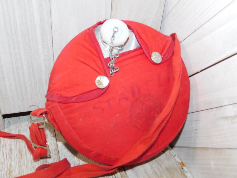 Vintage Boy Scouts Metal Canteen With Fabric Cover Vintage Etsy