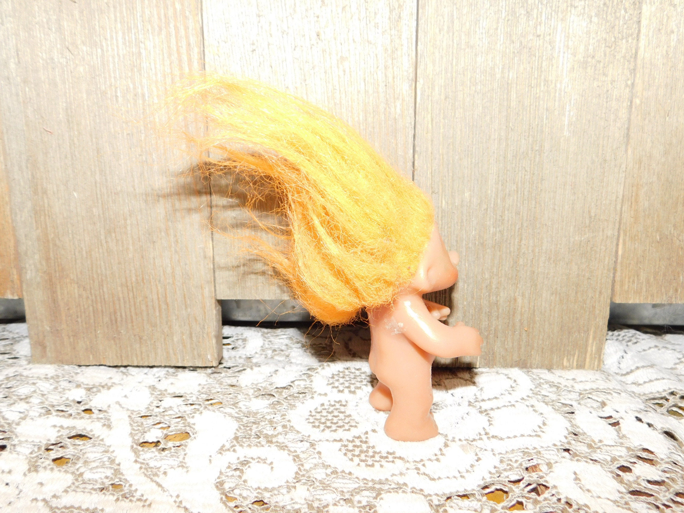 Troll Orange Hair Doll 1986 Vintage Doll Orange Hair Troll | Etsy