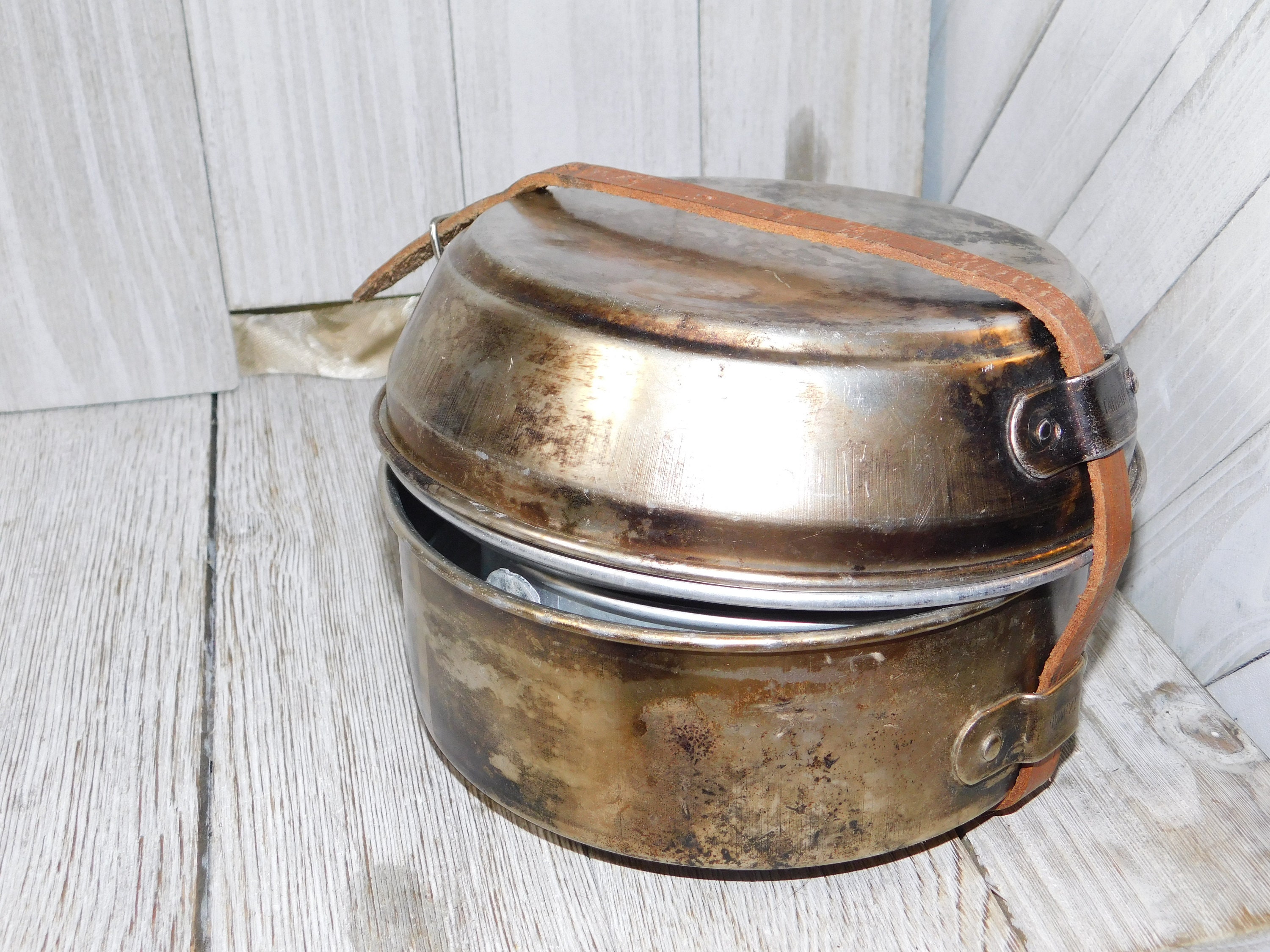 Vintage Nesting Camping Set Pan Set Nesting Camp Pan Sets Etsy Canada